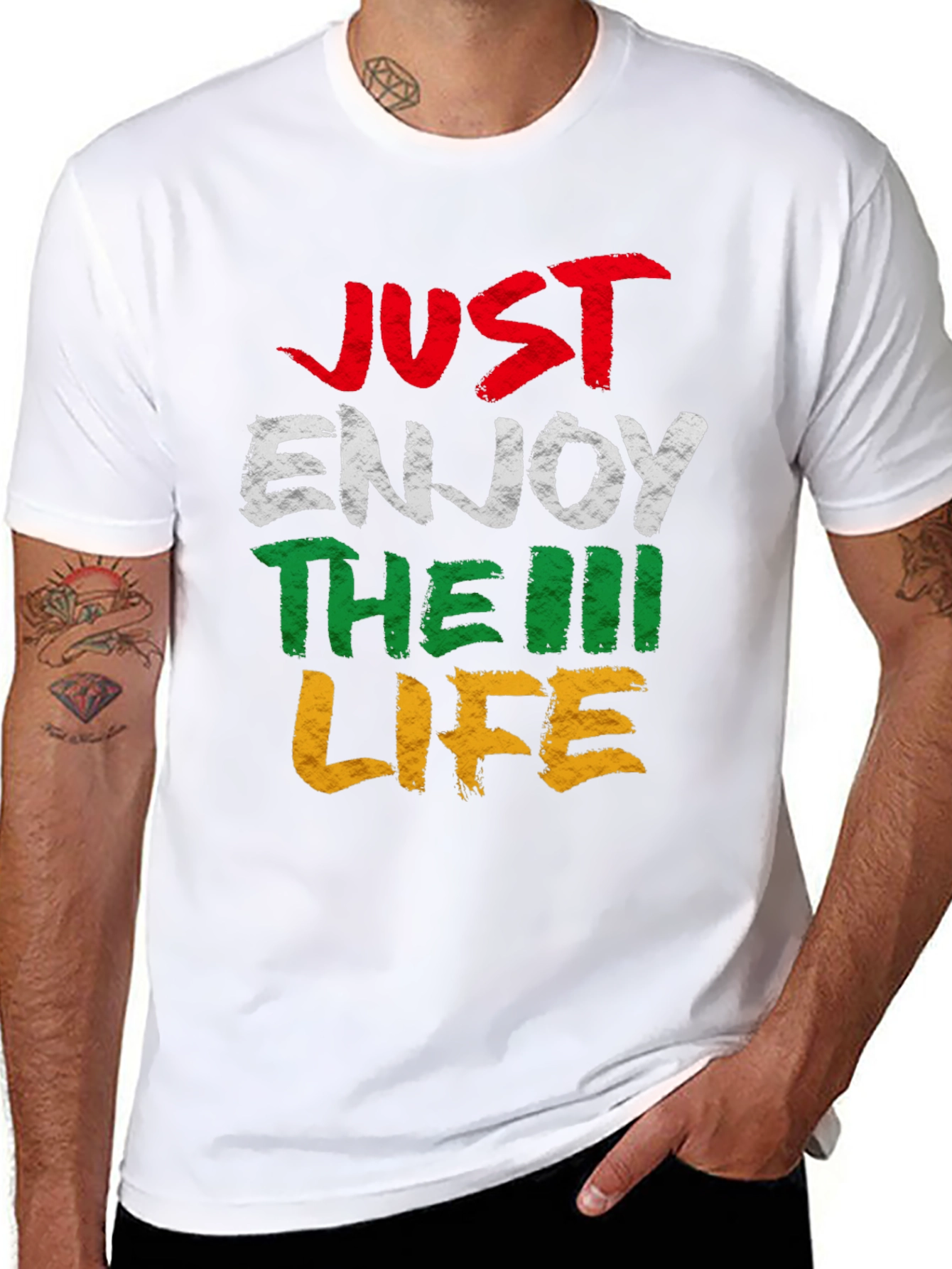 Just Enjoy The Life T-Shirt - Graphic Tee