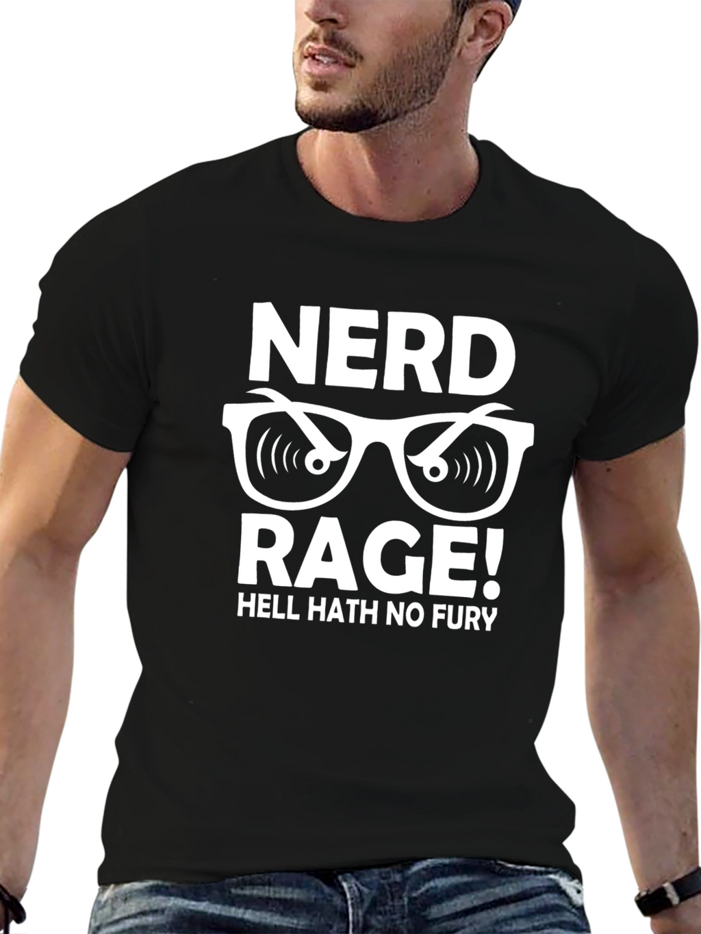 Nerd Rage Graphic Tee - Funny Geek Shirt