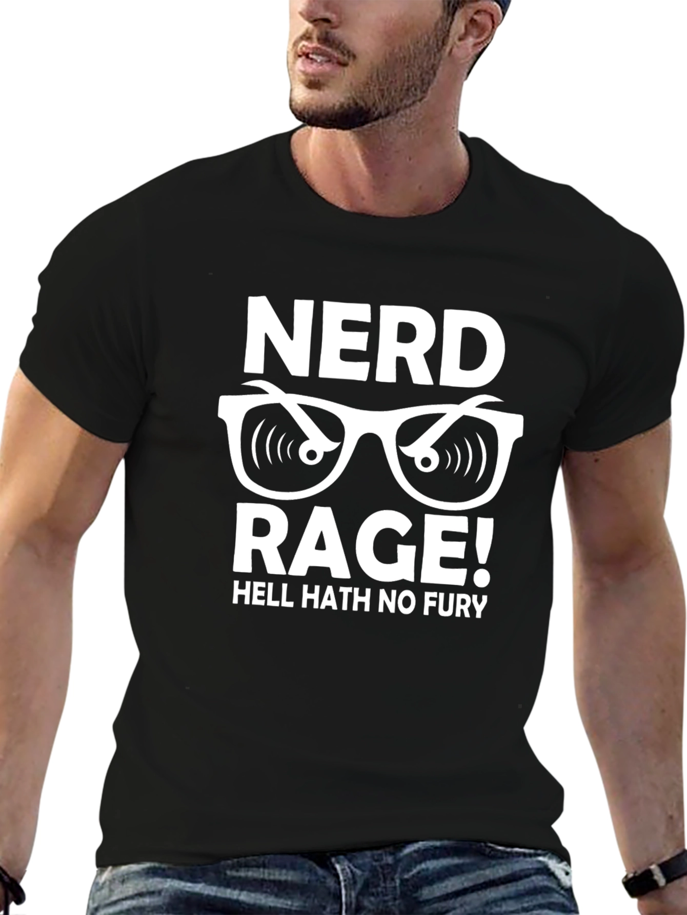 Nerd Rage Graphic Tee - Funny Geek Shirt