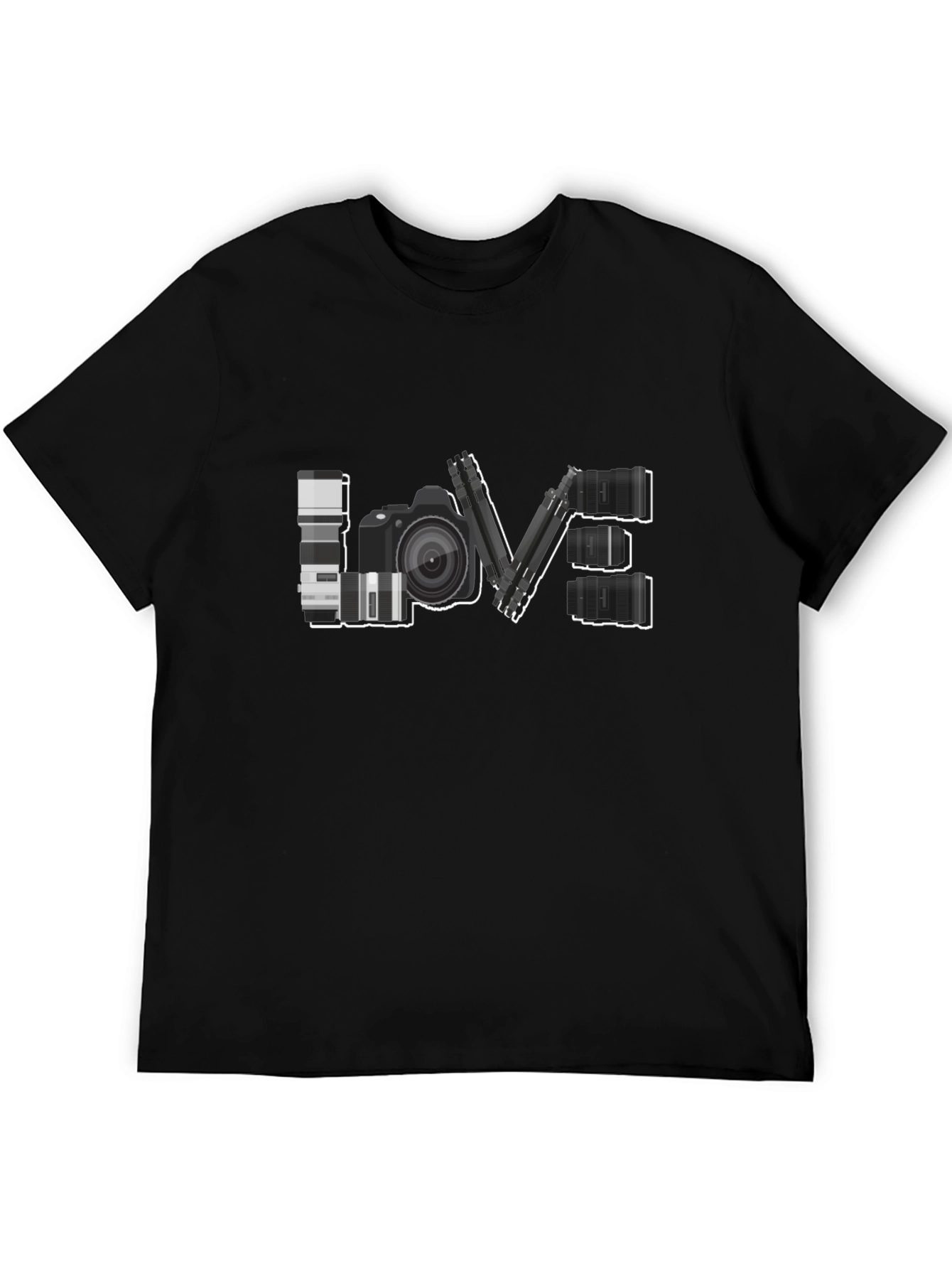 Photographer LOVE T-Shirt - Camera Design