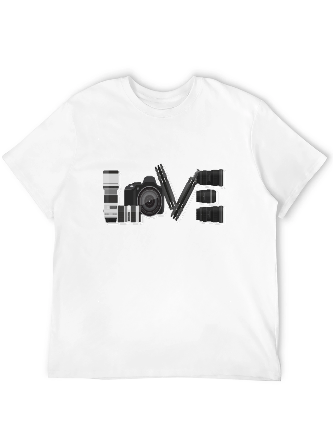 Photographer LOVE T-Shirt - Camera Design
