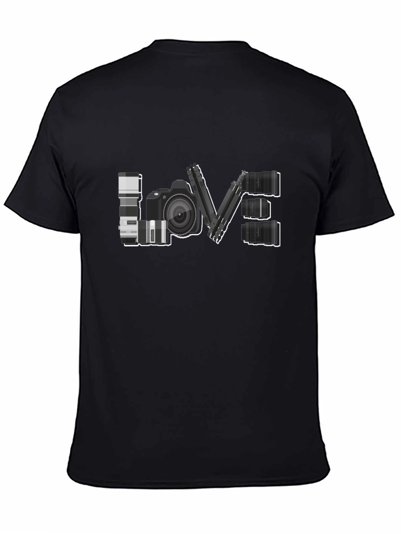 Photographer LOVE T-Shirt - Camera Design