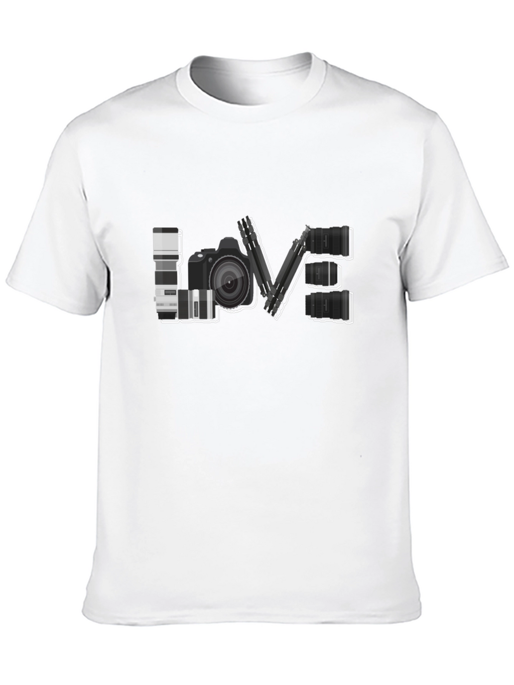 Photographer LOVE T-Shirt - Camera Design