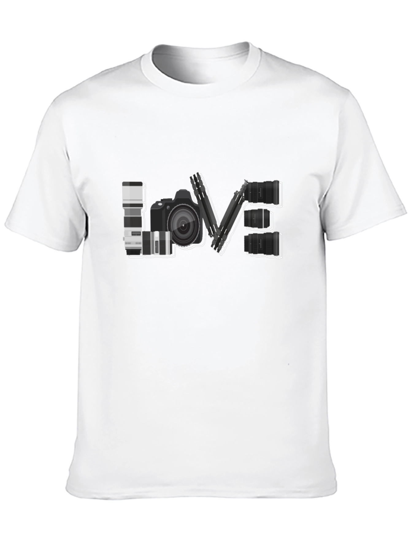 Photographer LOVE T-Shirt - Camera Design