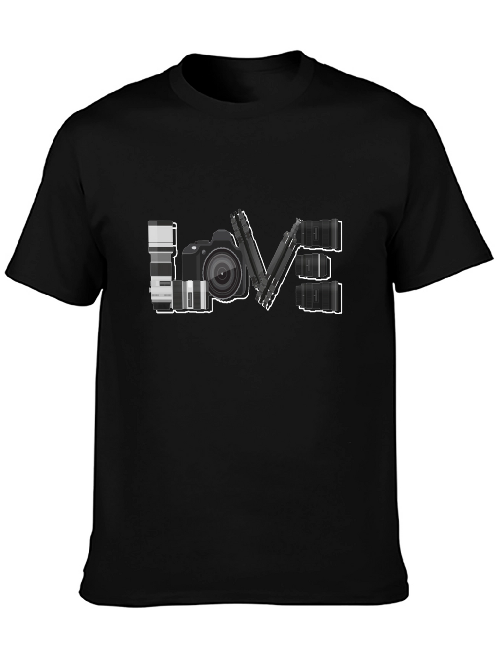 Photographer LOVE T-Shirt - Camera Design