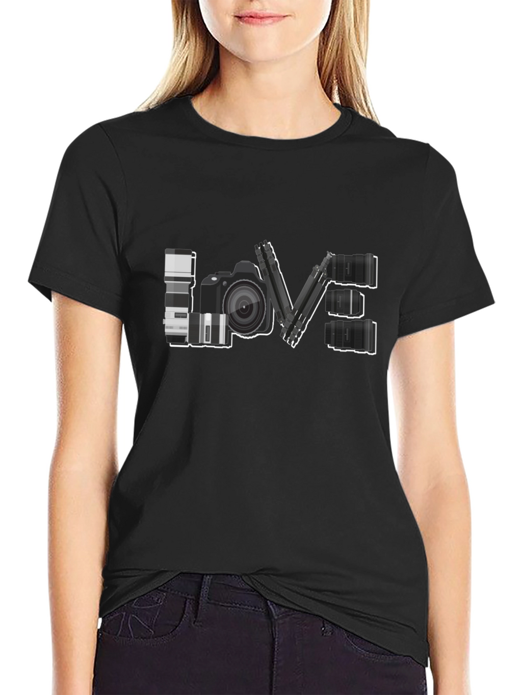Photographer LOVE T-Shirt - Camera Design