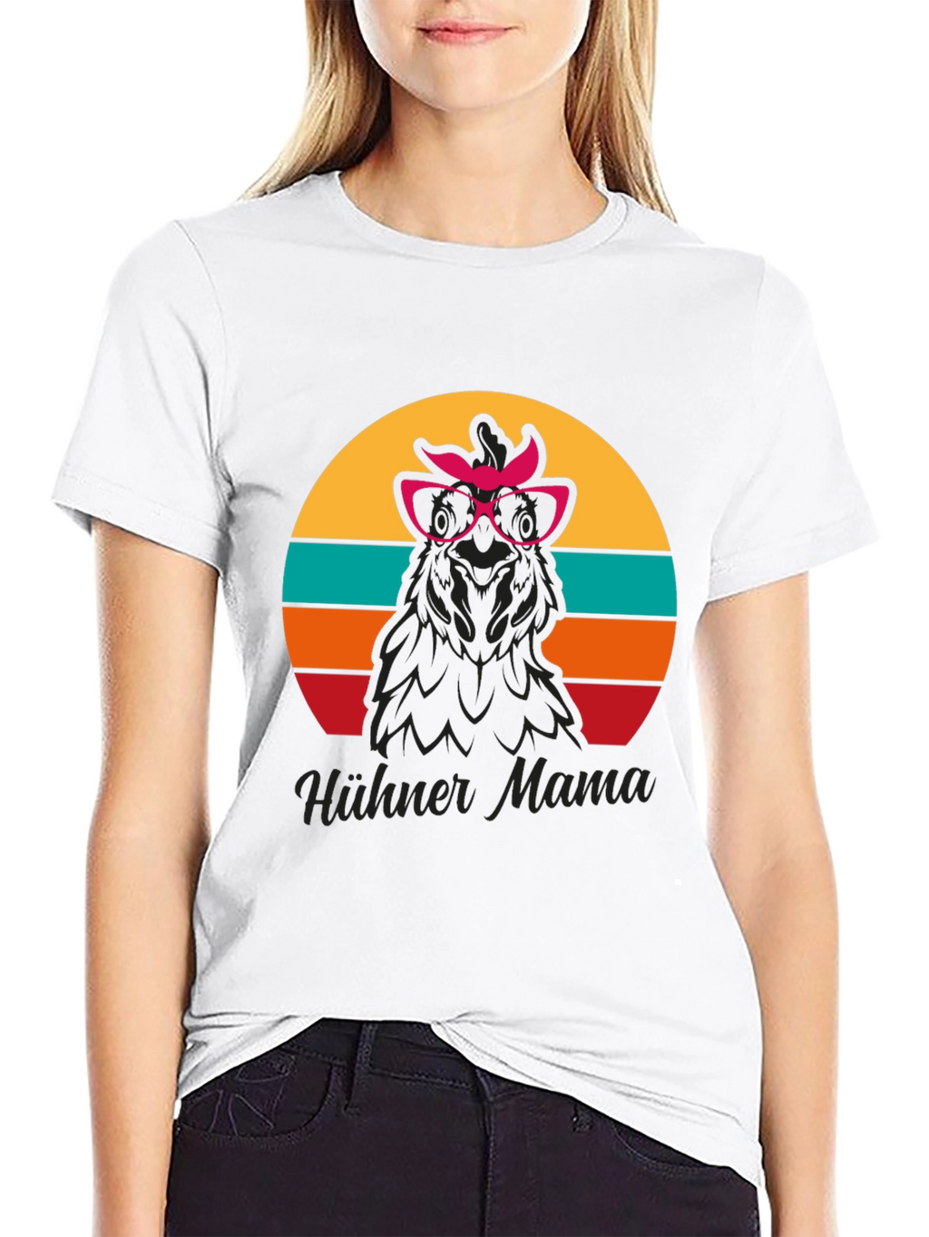 Hühner Mama Chicken Lover T-Shirt