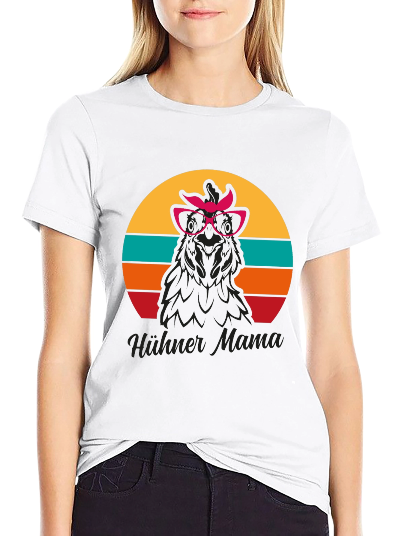Hühner Mama Chicken Lover T-Shirt