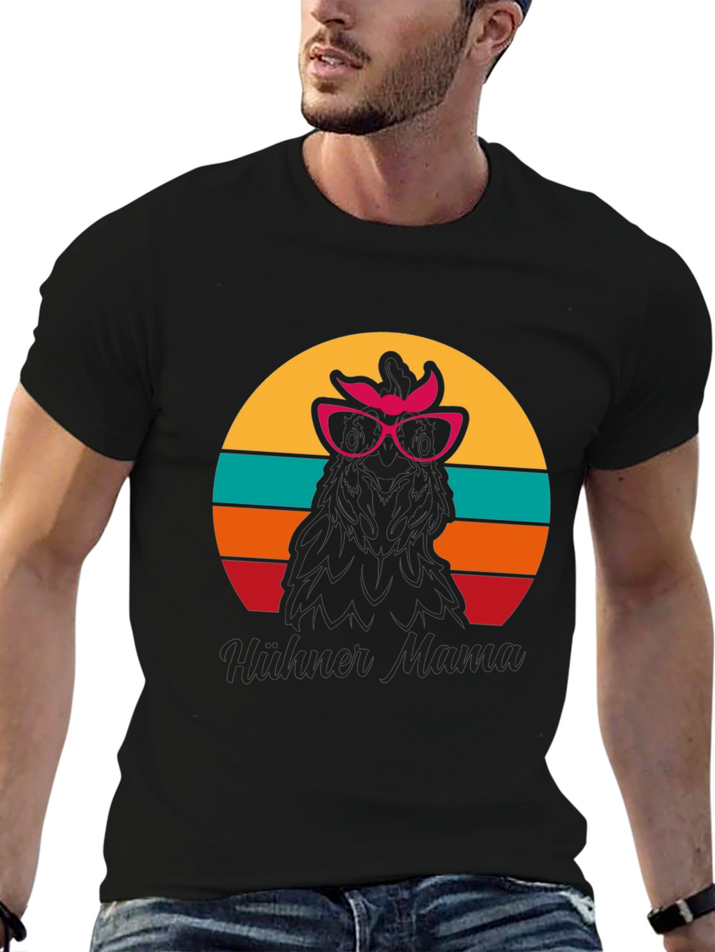 Hühner Mama Chicken Lover T-Shirt