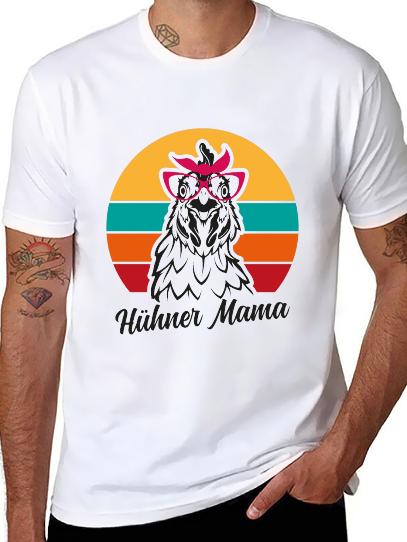 Hühner Mama Chicken Lover T-Shirt