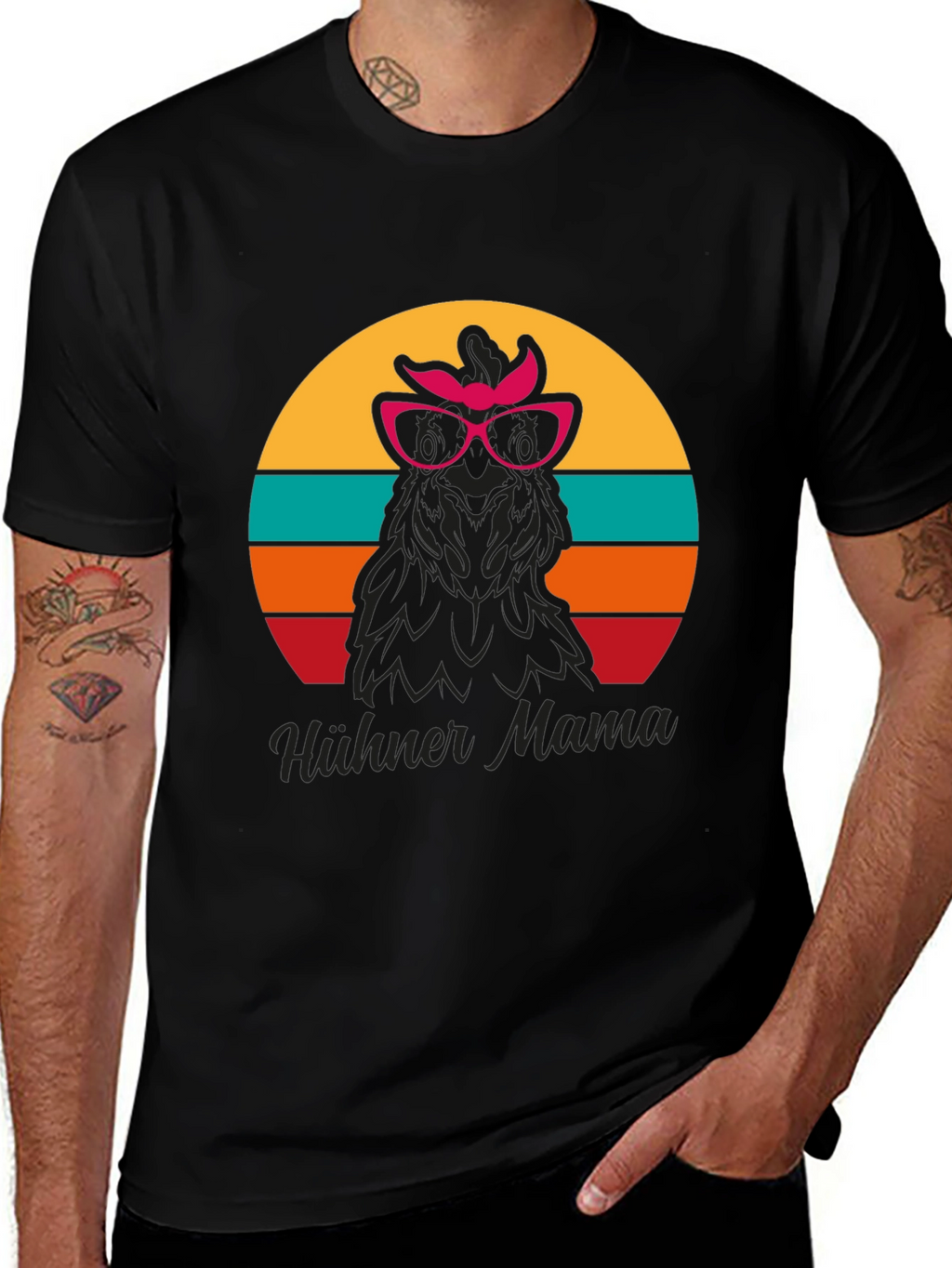 Hühner Mama Chicken Lover T-Shirt