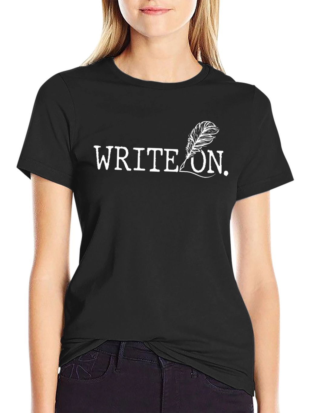 Write On Graphic Tee - Classic Black T-Shirt