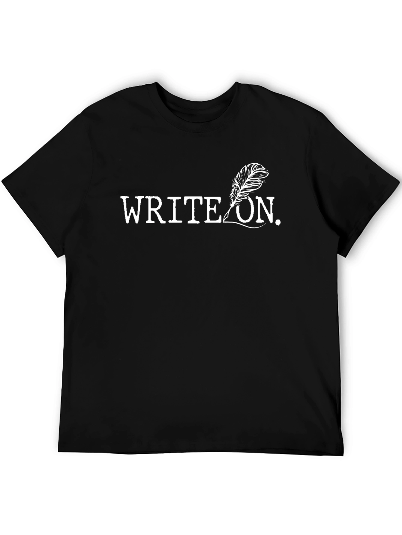 Write On Graphic Tee - Classic Black T-Shirt