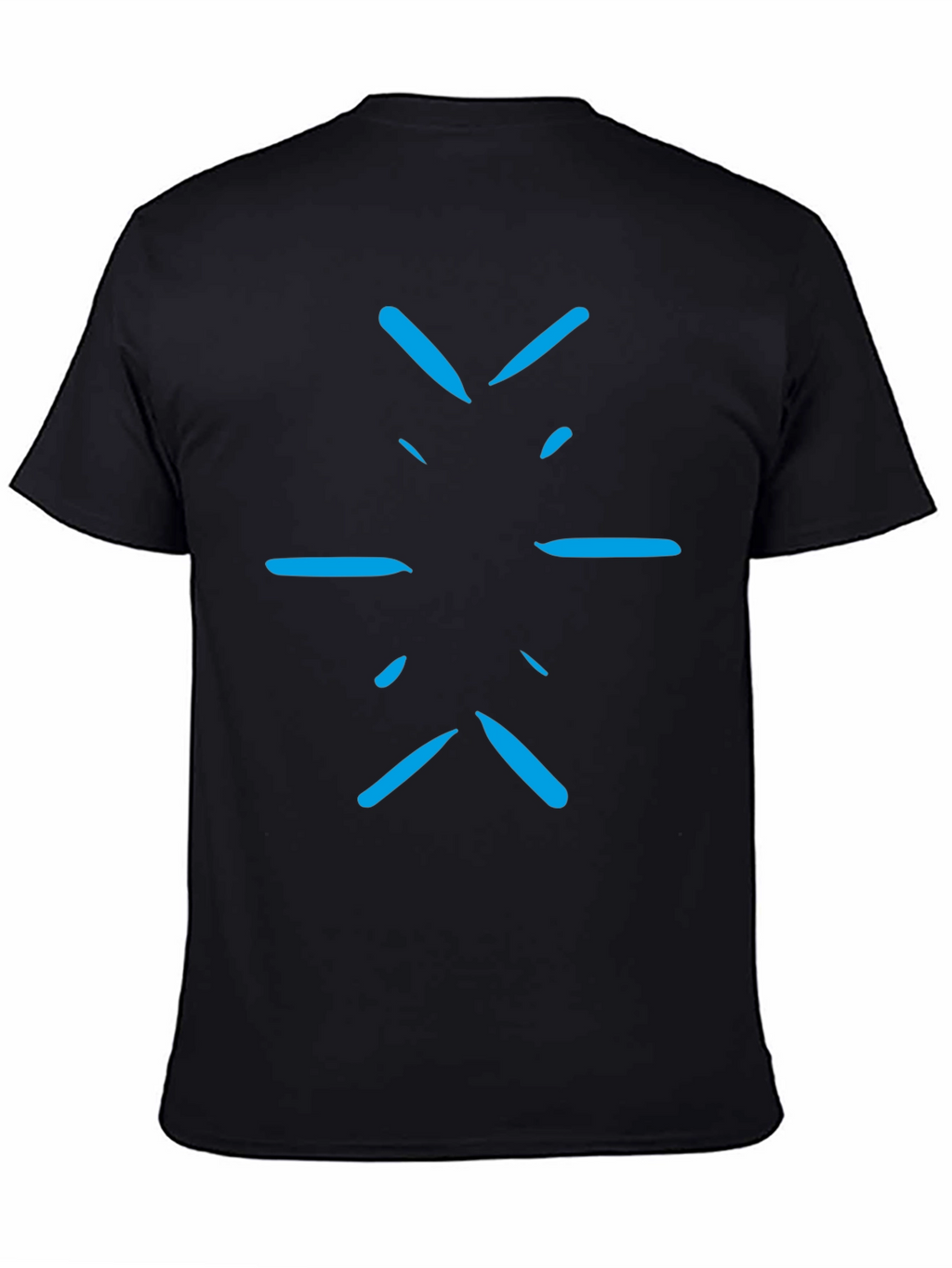 Abstract Graphic Black T-Shirt