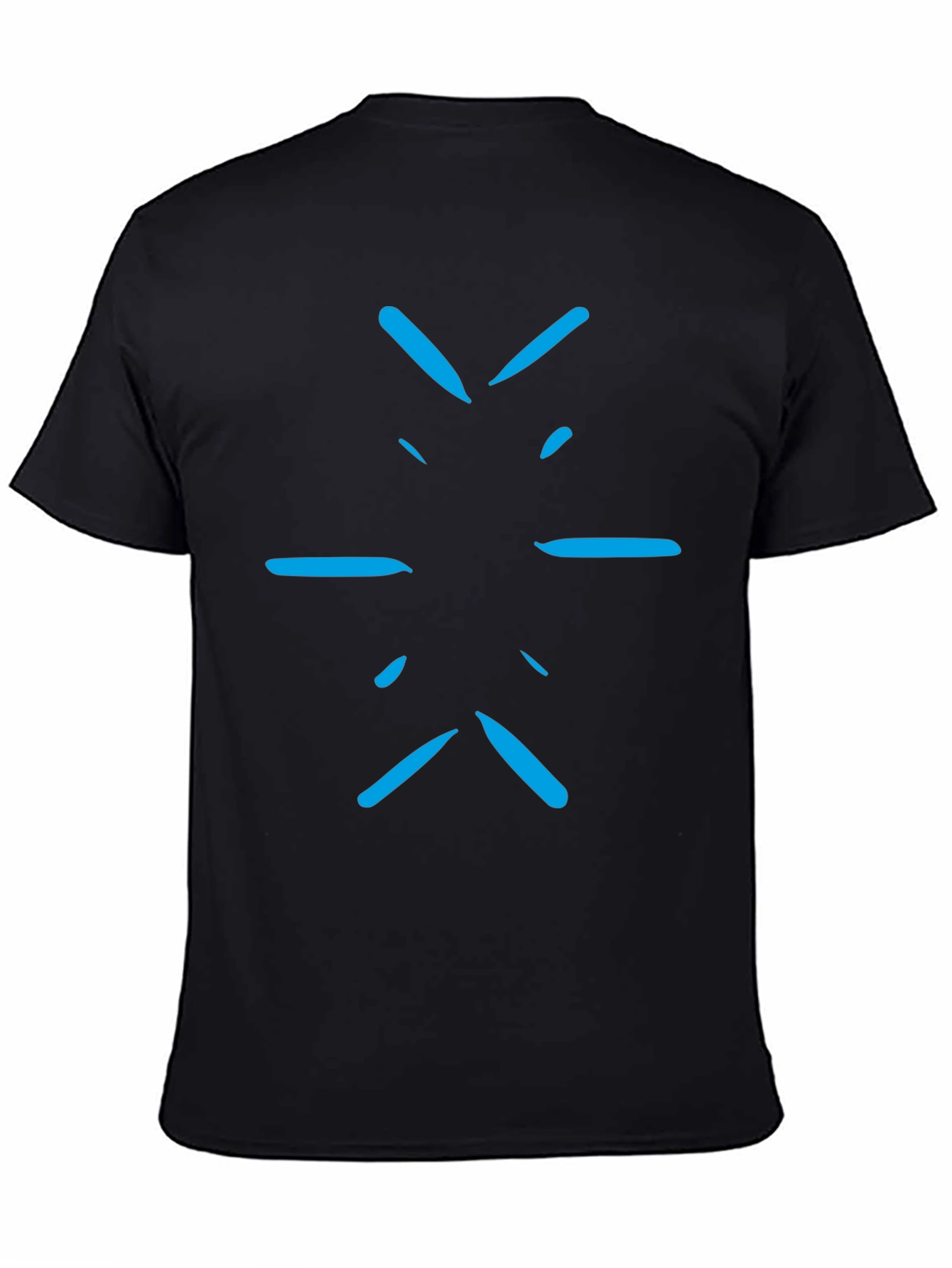 Abstract Graphic Black T-Shirt