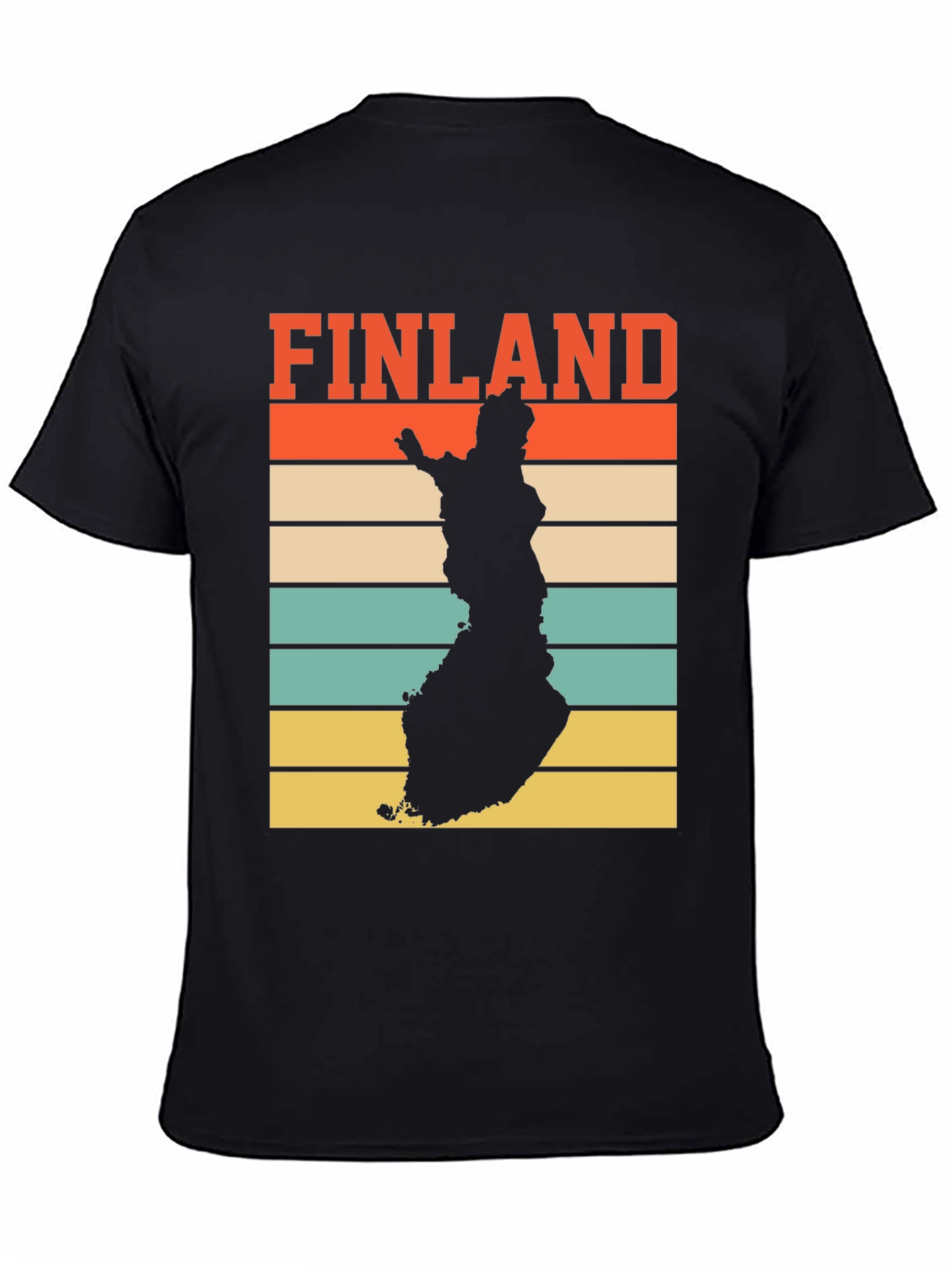 Finland Map Retro T-Shirt - Country Pride Tee