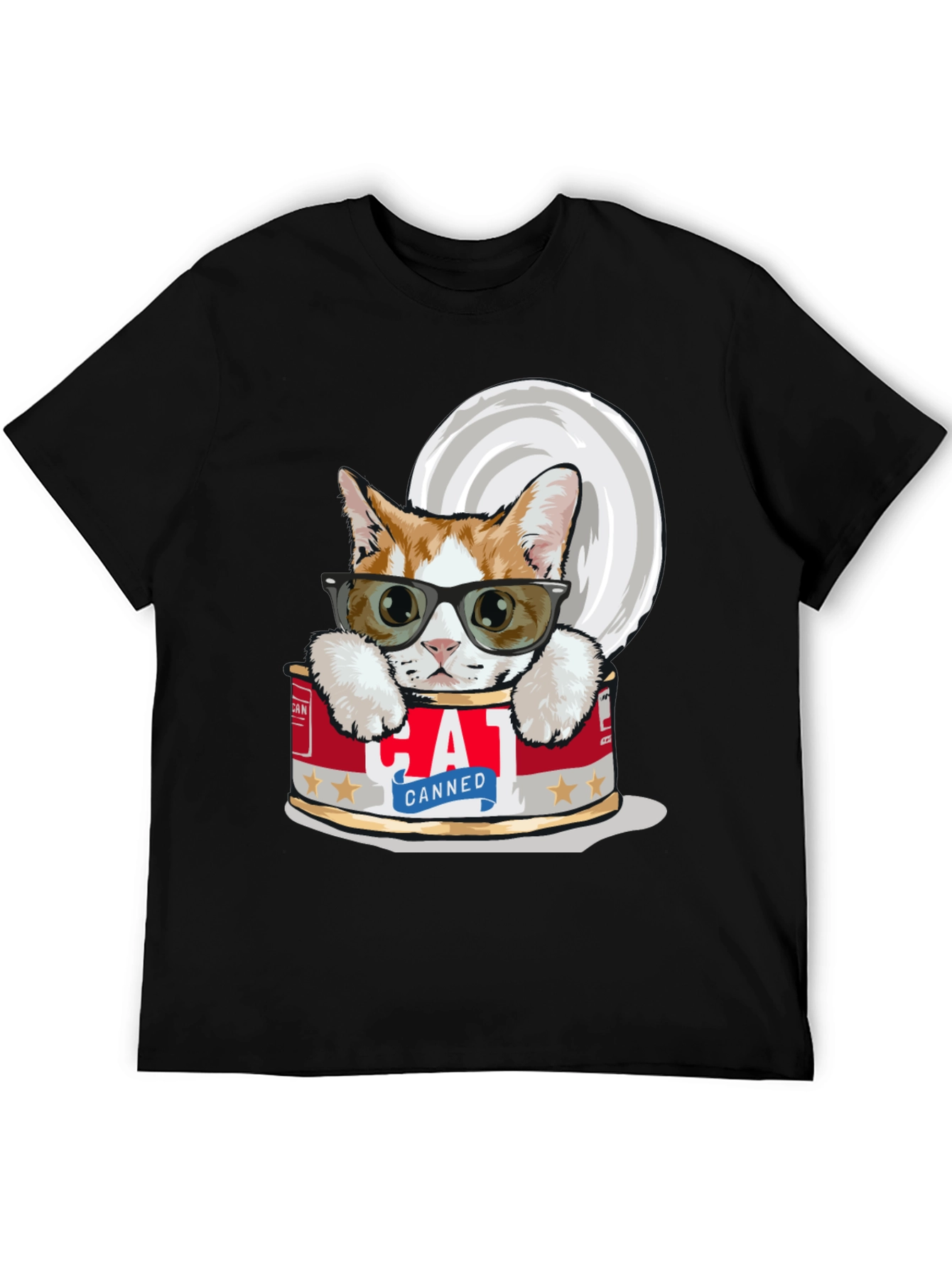 Canned Cat T-Shirt - Cool Cat in a Can Tee
