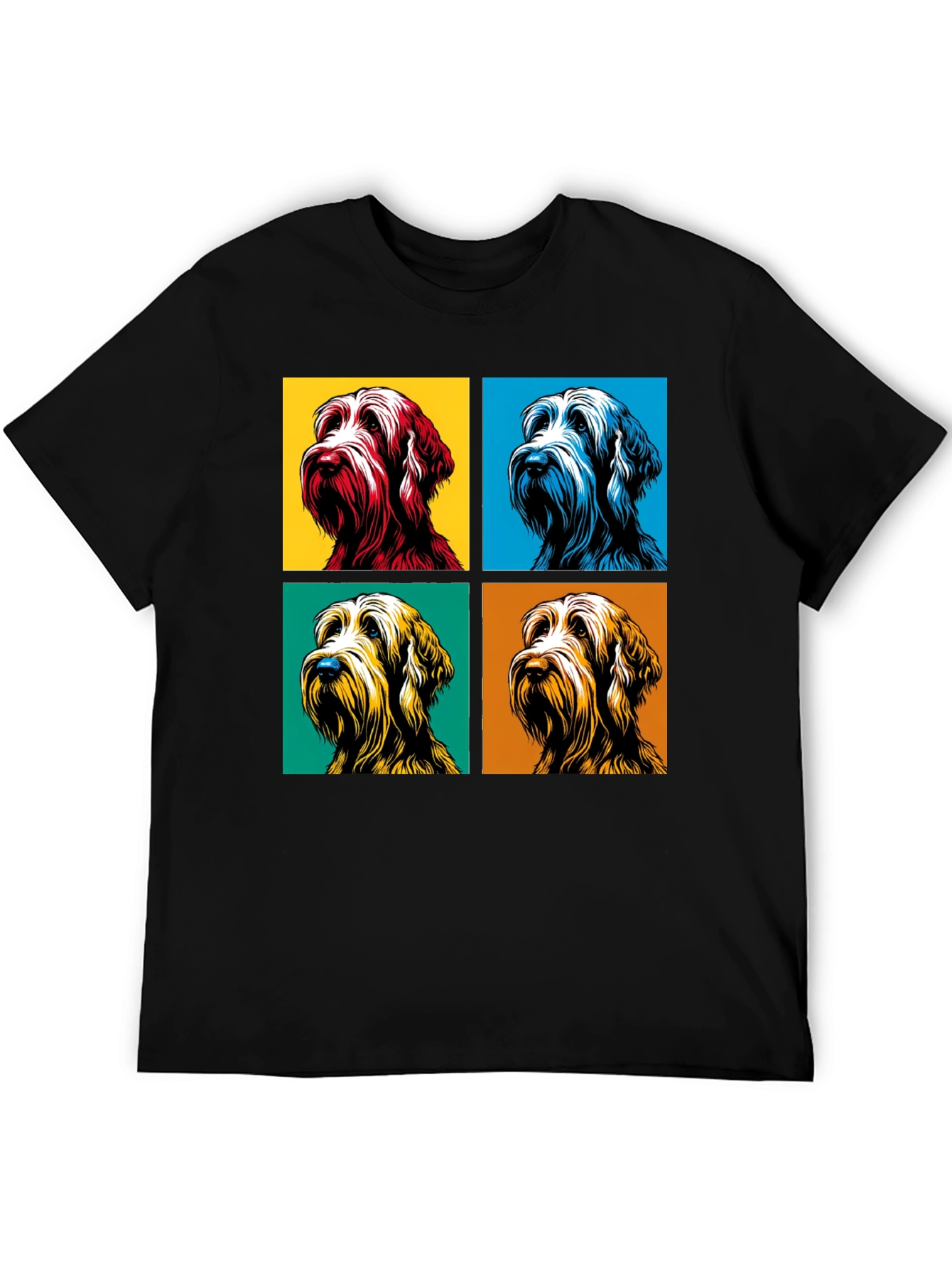 Pop Art Dog T-Shirt - Colorful Wirehaired Vizsla Design