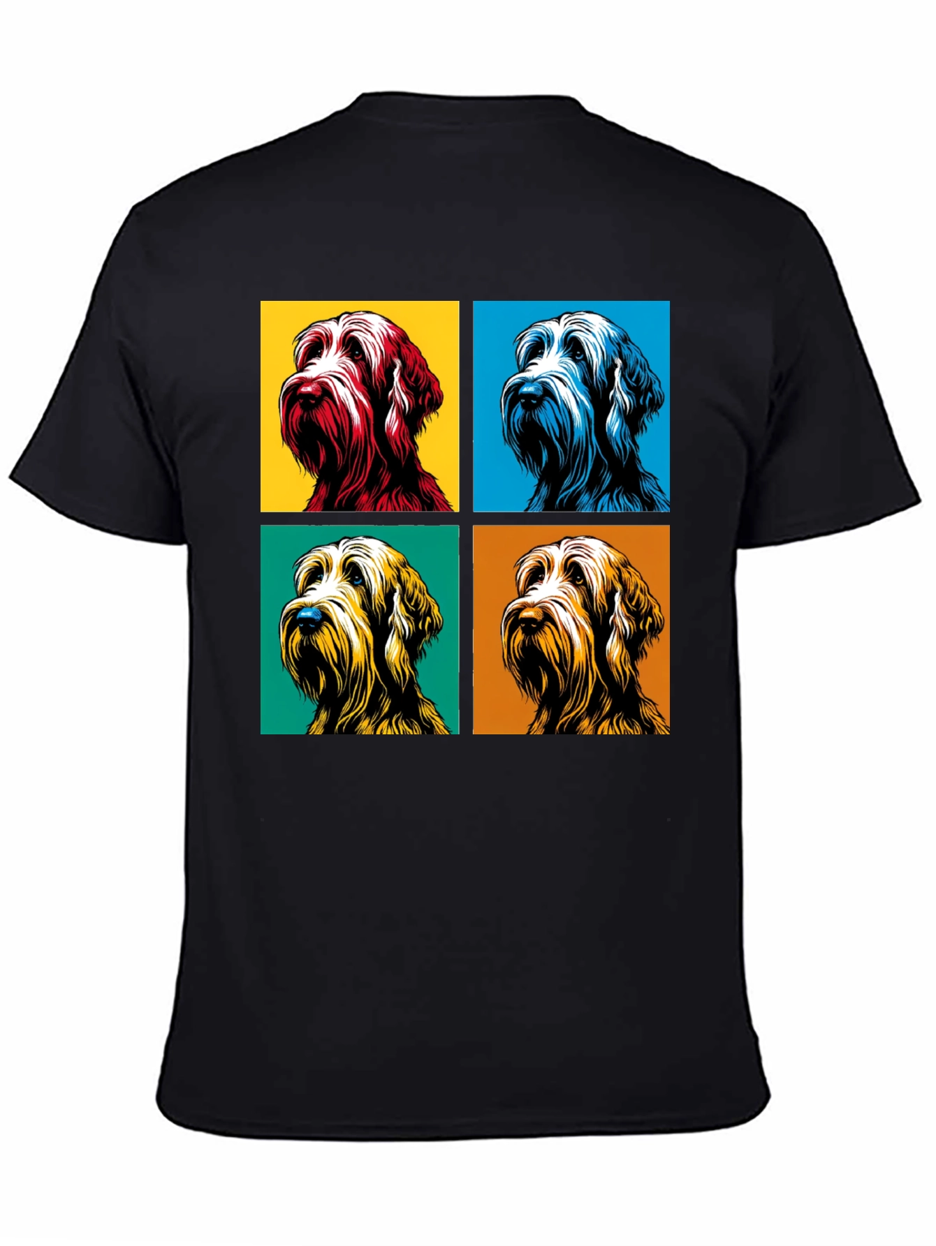Pop Art Dog T-Shirt - Colorful Wirehaired Vizsla Design