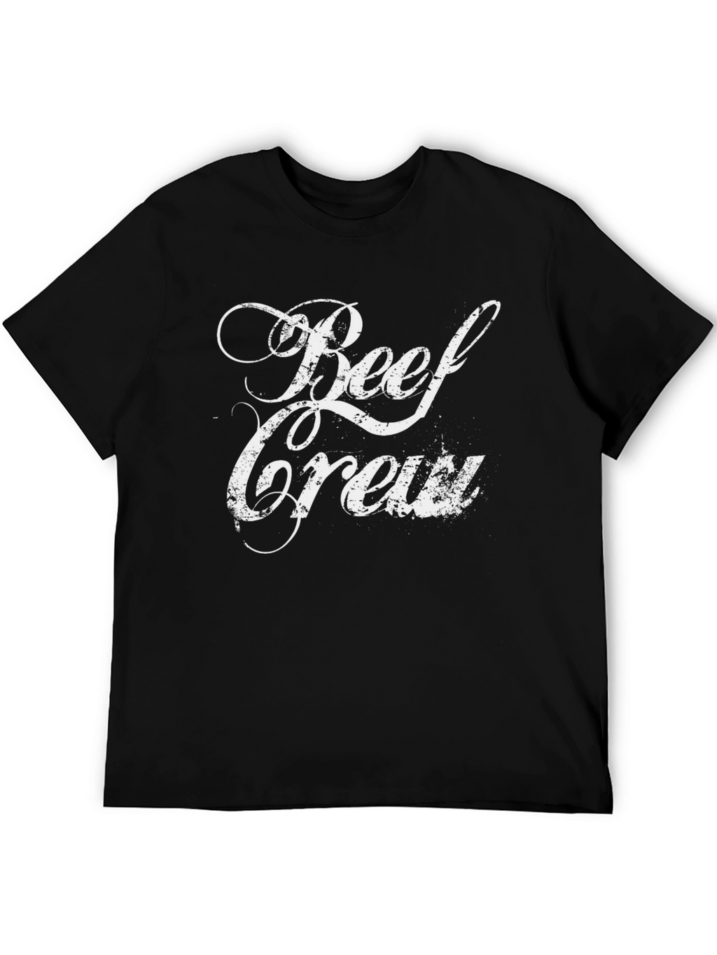 Beef Crew Graphic Tee - Soft Black T-Shirt