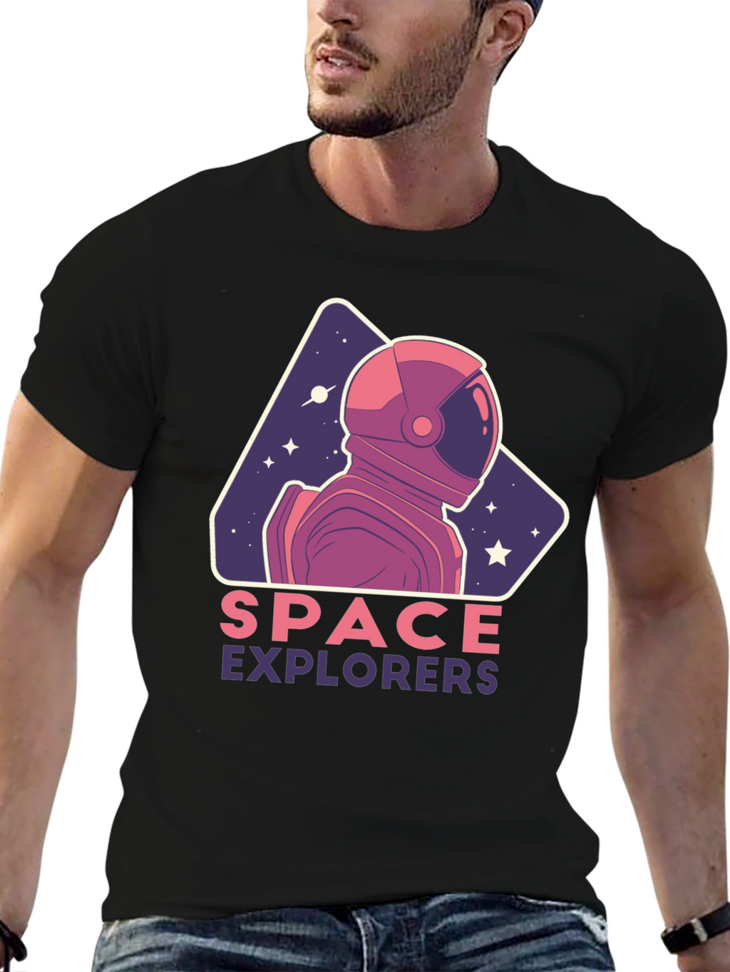 Space Explorers Graphic T-Shirt