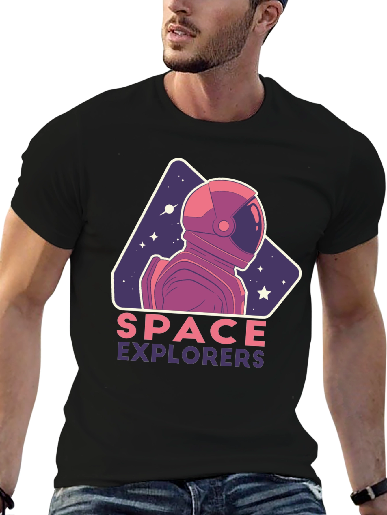 Space Explorers Graphic T-Shirt