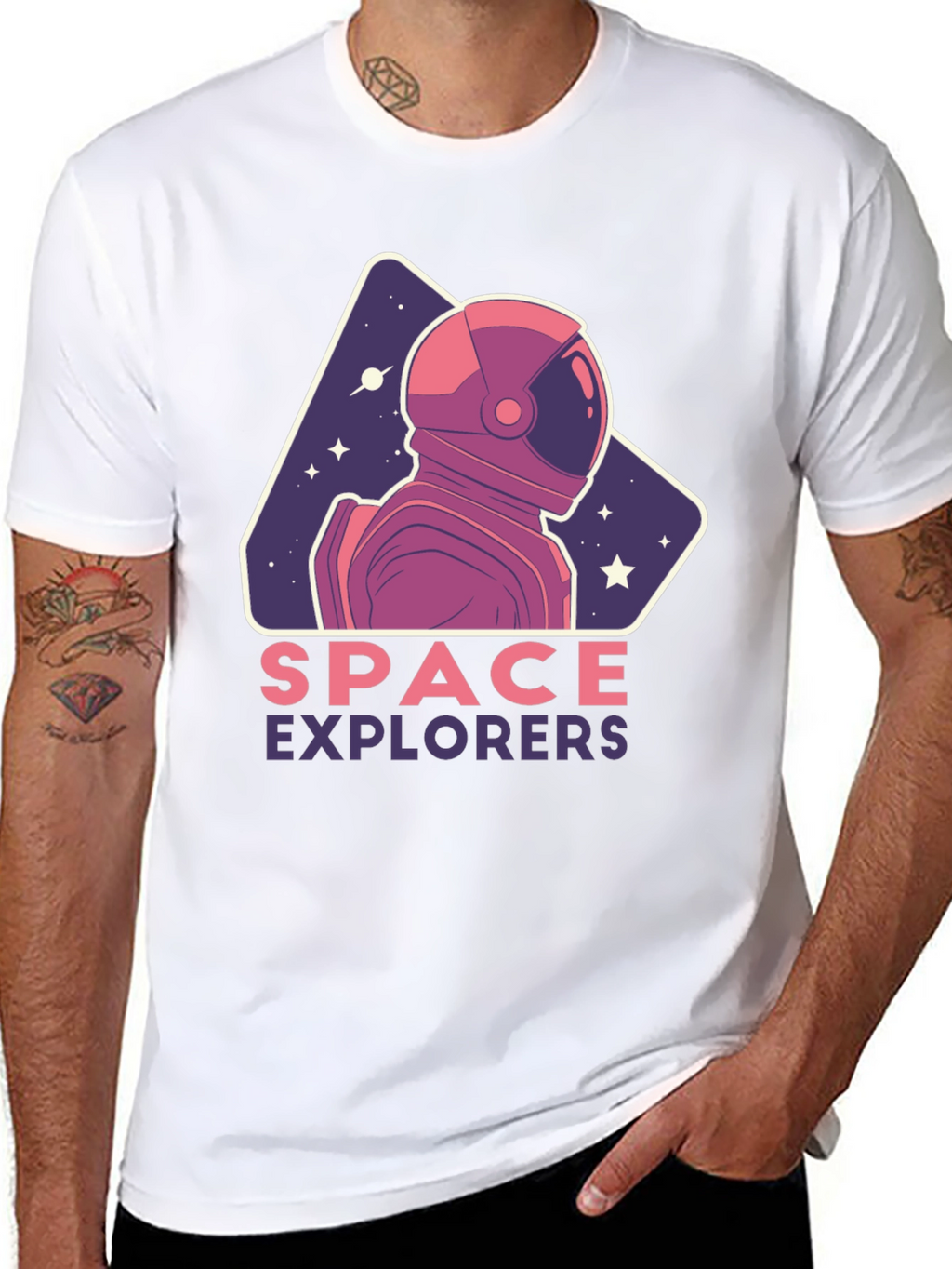 Space Explorers Graphic T-Shirt