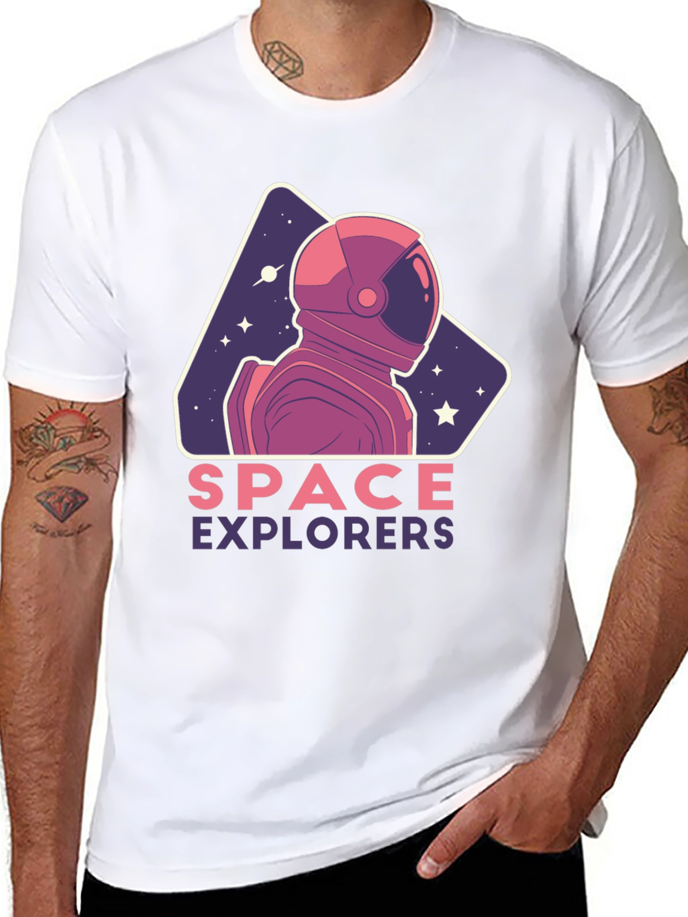 Space Explorers Graphic T-Shirt