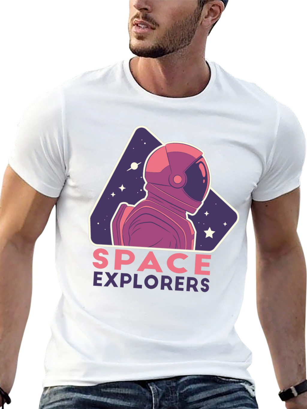 Space Explorers Graphic T-Shirt