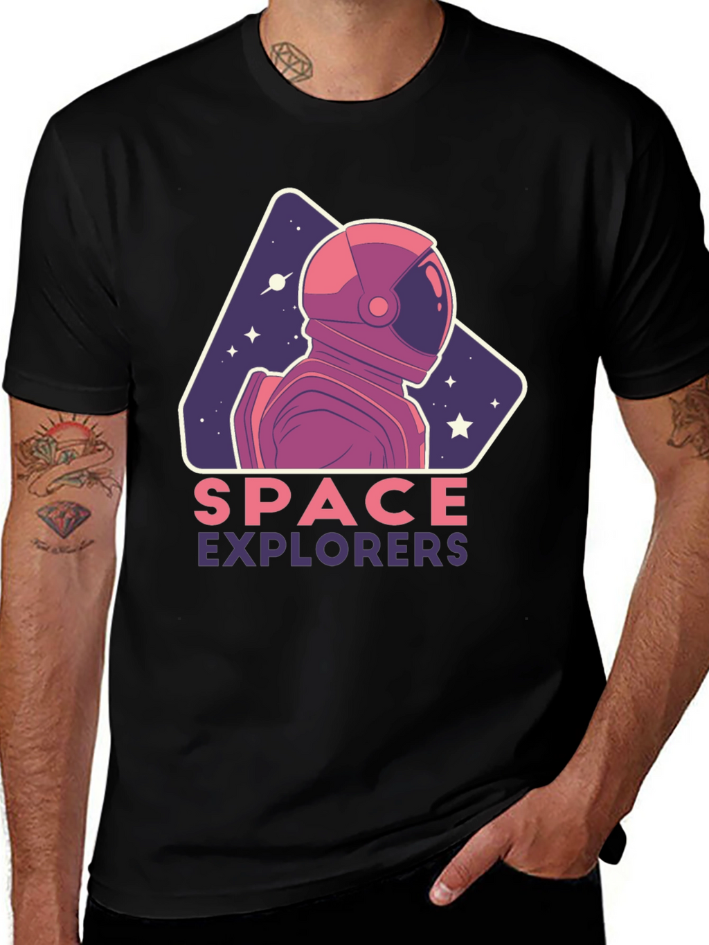 Space Explorers Graphic T-Shirt