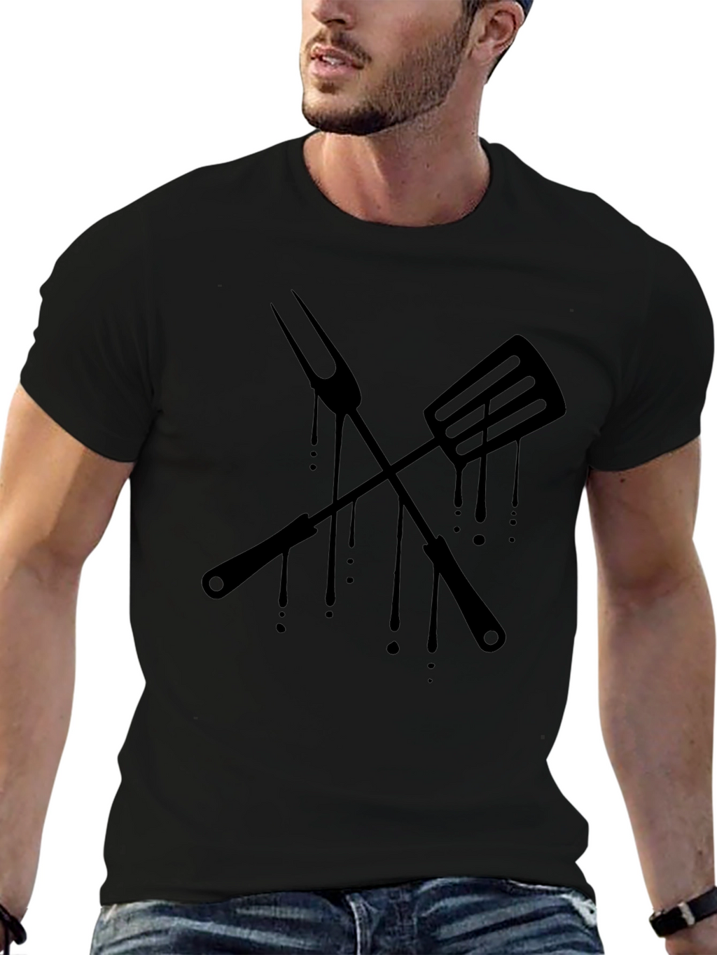 BBQ Tool Graphic Tee - Grill Master T-Shirt