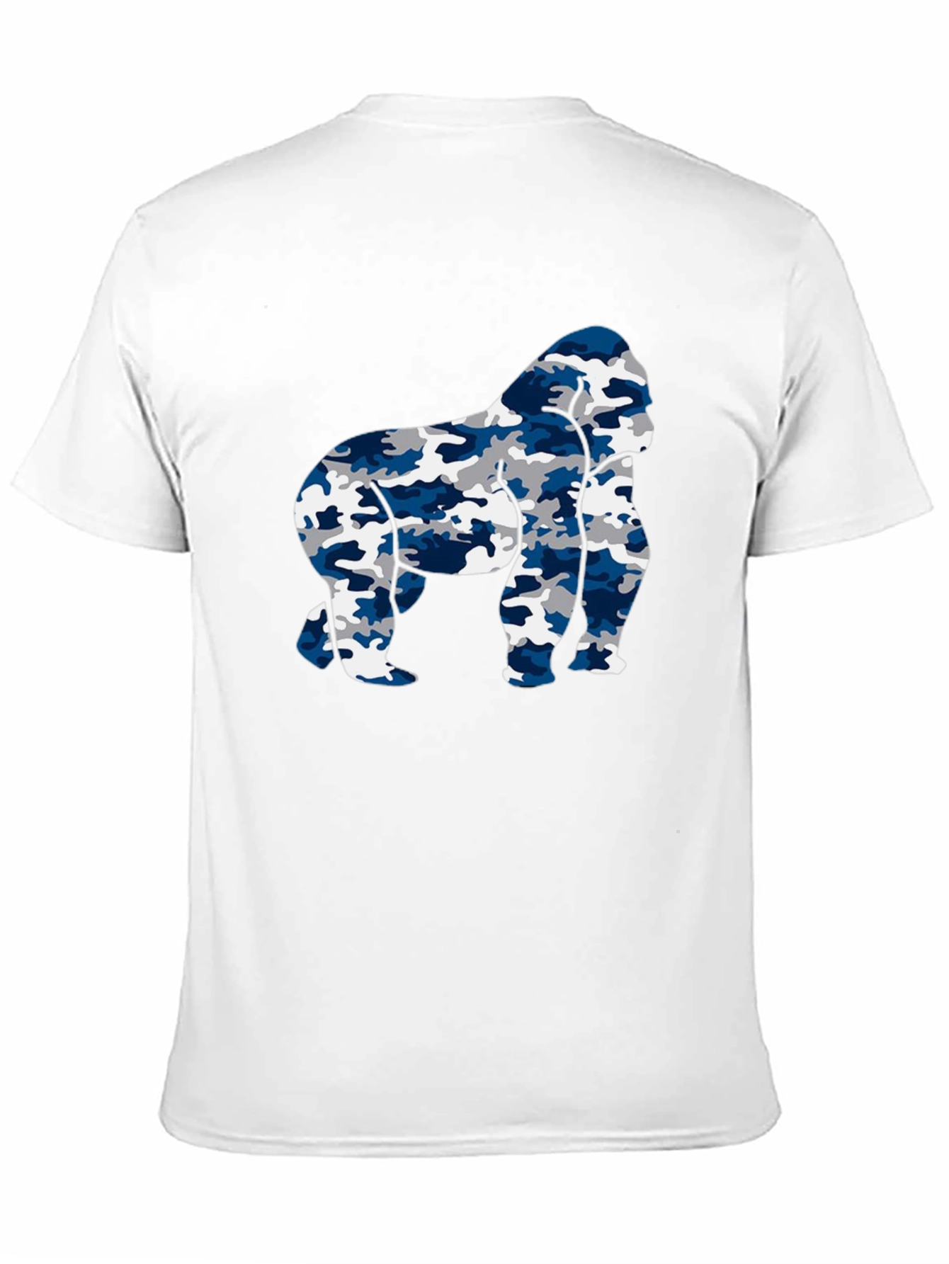 Camo Gorilla Graphic Tee - Mens Black T-Shirt