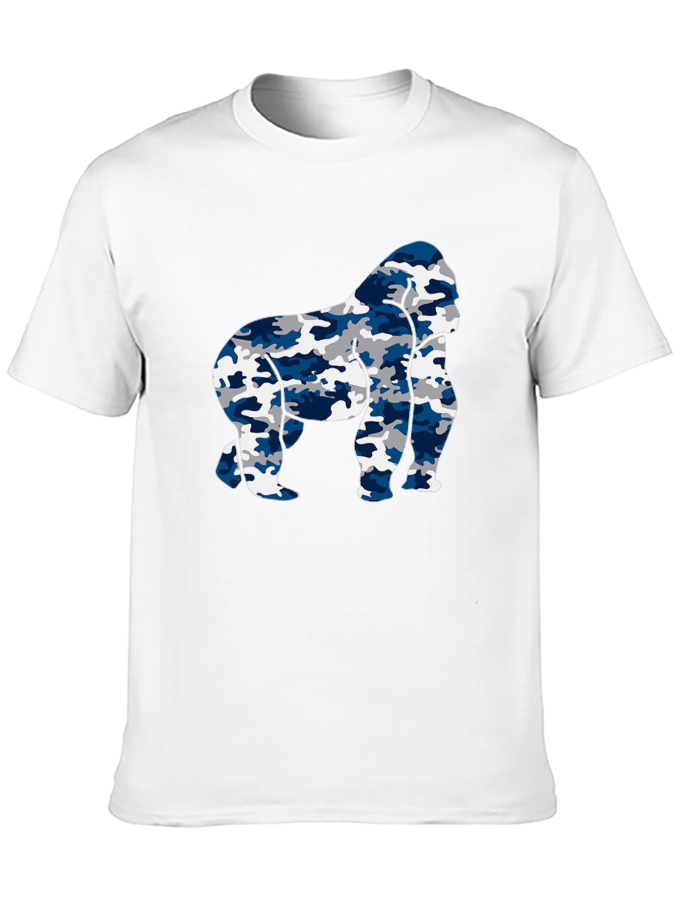 Camo Gorilla Graphic Tee - Mens Black T-Shirt