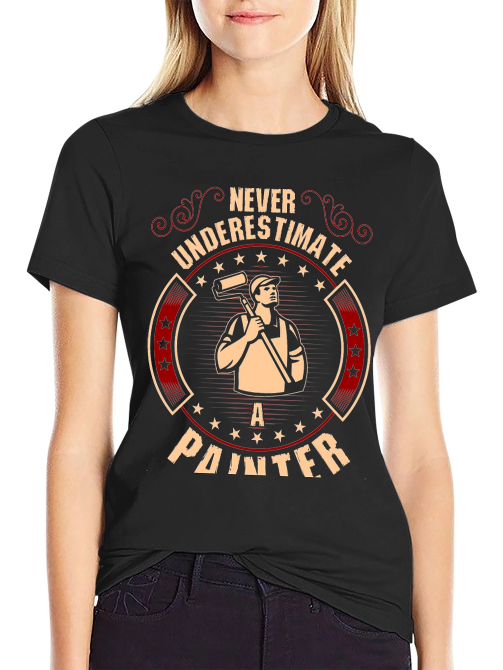 Never Underestimate a Painter T-Shirt