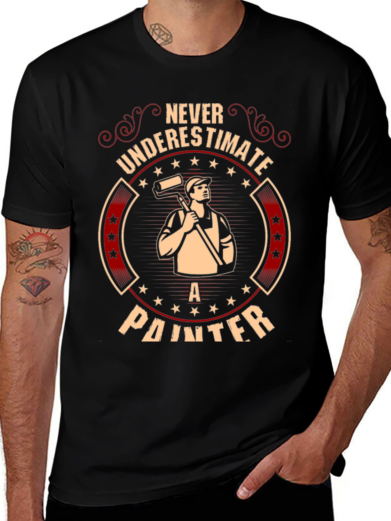 Never Underestimate a Painter T-Shirt