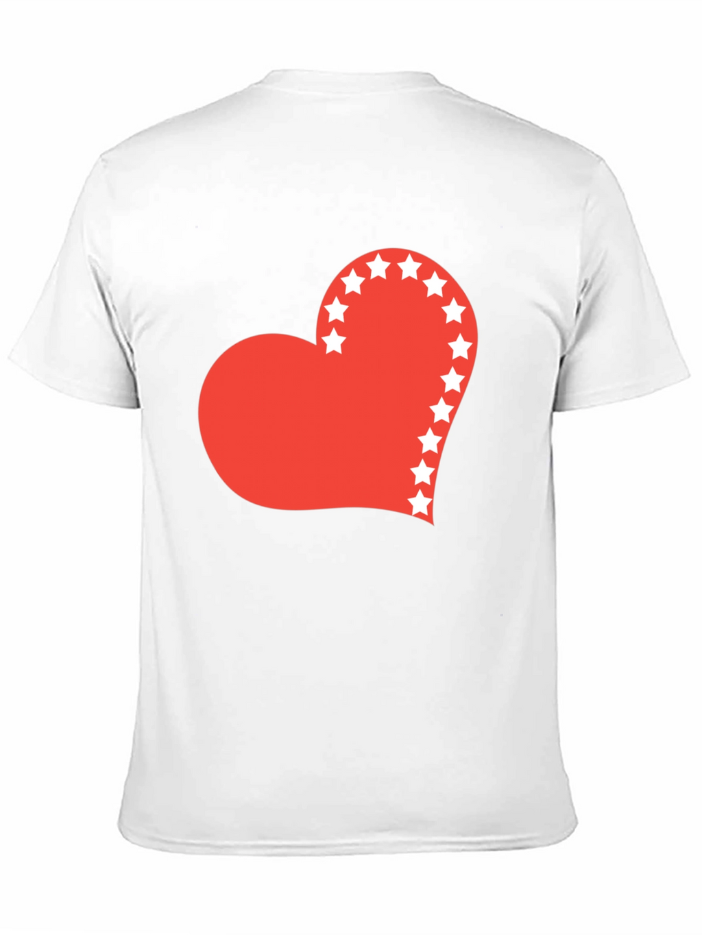 Heart Stars Graphic Tee - Black