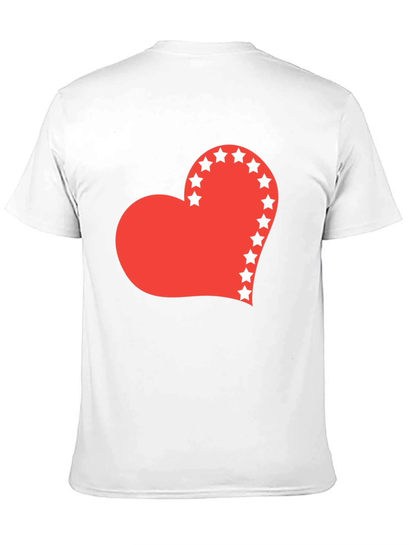 Heart Stars Graphic Tee - Black