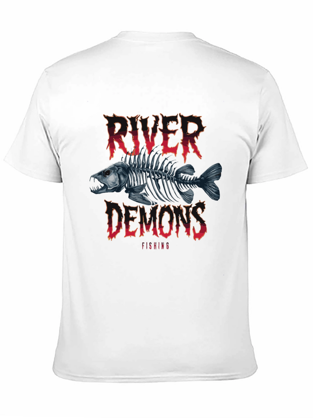 River Demons Fishing T-Shirt - Black