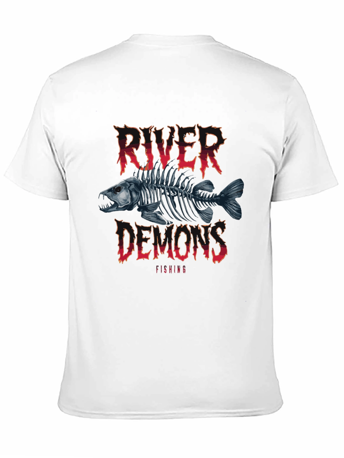 River Demons Fishing T-Shirt - Black