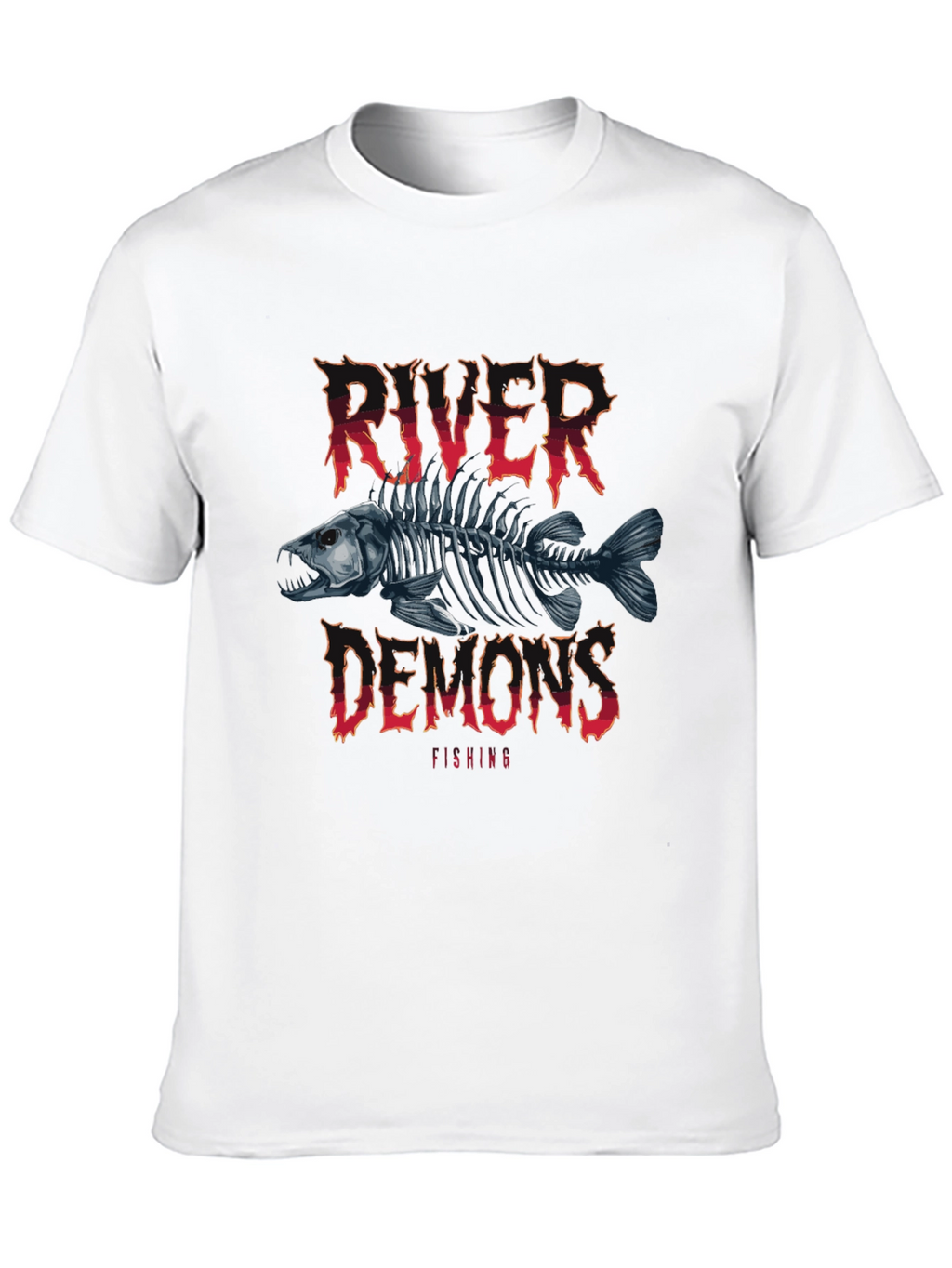 River Demons Fishing T-Shirt - Black