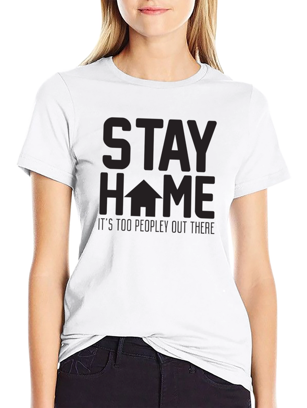 Stay Home T-Shirt - Too Peopley Graphic Tee
