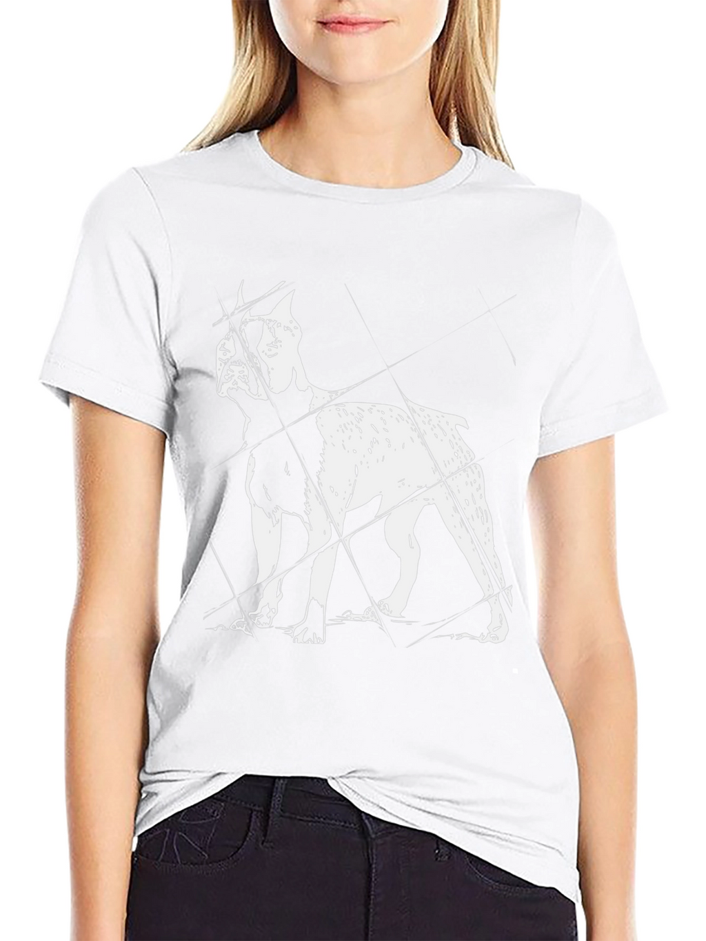 Dog Breed Graphic Print T-Shirt