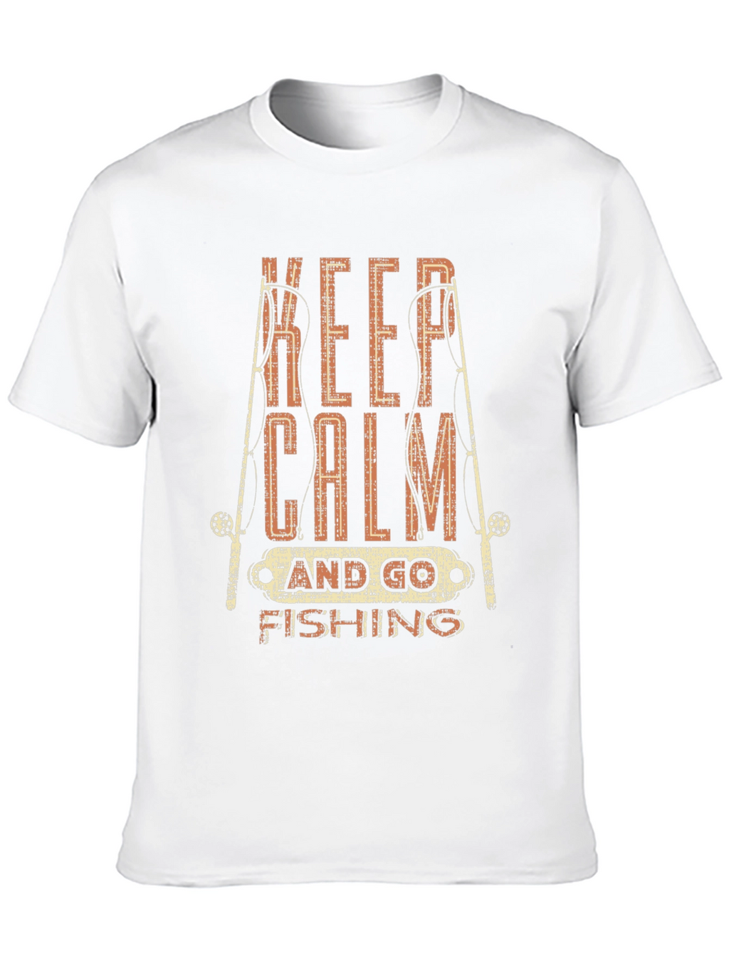 Keep Calm & Go Fishing Graphic T-Shirt