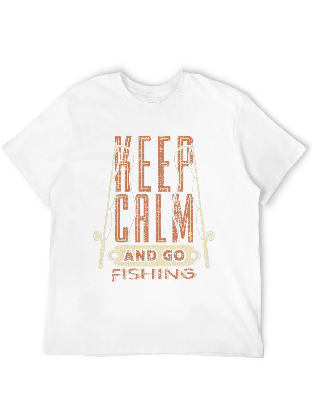 Keep Calm & Go Fishing Graphic T-Shirt