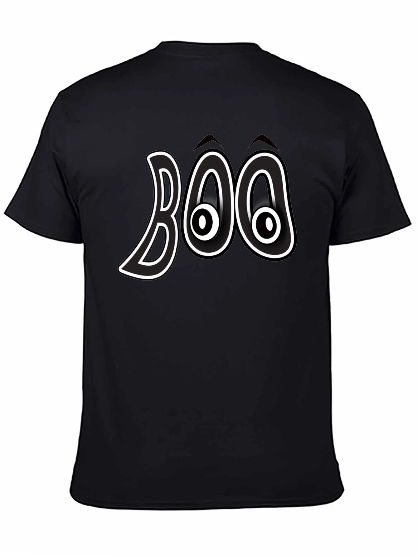 Boo Halloween Graphic T-Shirt - Spooky Season Apparel