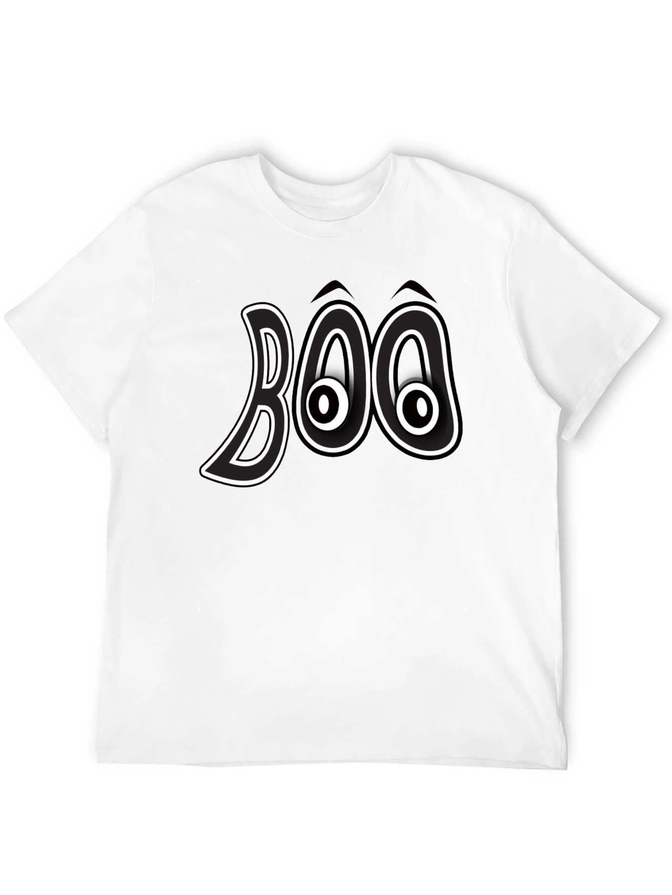 Boo Halloween Graphic T-Shirt - Spooky Season Apparel