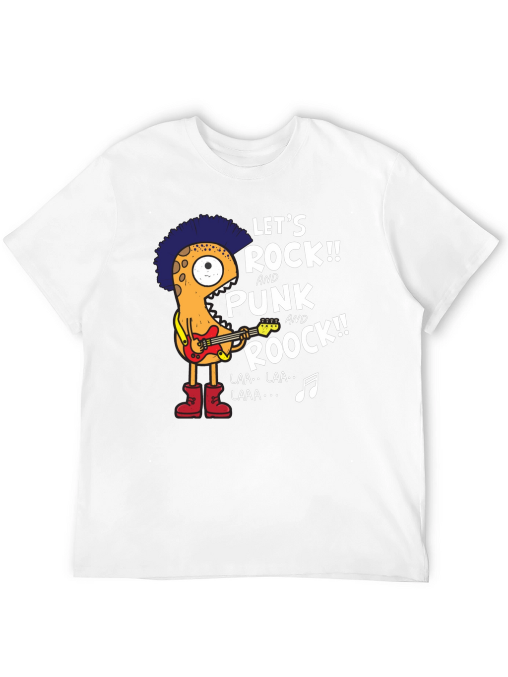 Lets Rock Punk Graphic T-Shirt