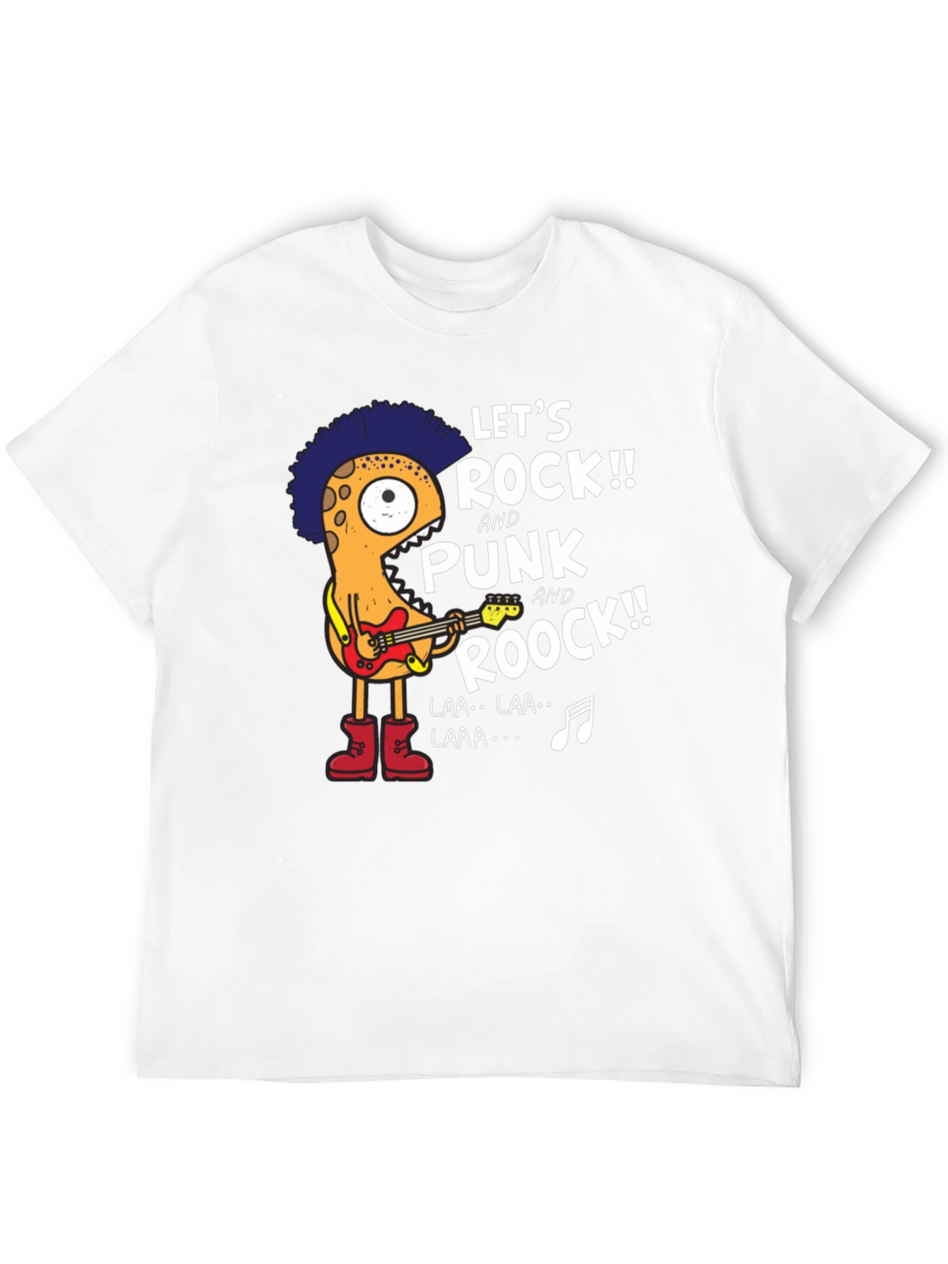 Lets Rock Punk Graphic T-Shirt