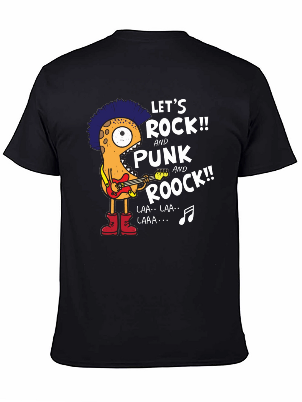 Lets Rock Punk Graphic T-Shirt