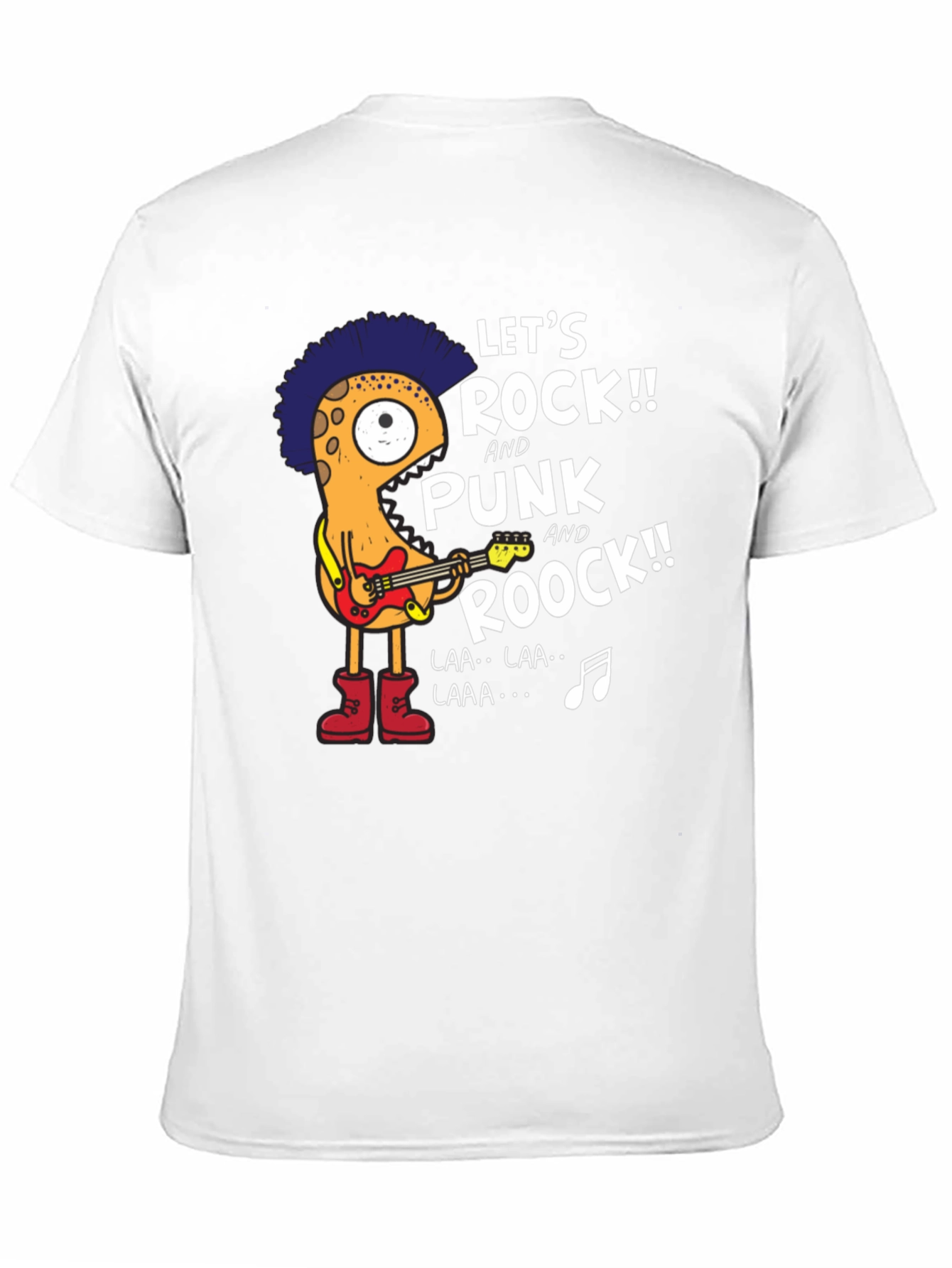 Lets Rock Punk Graphic T-Shirt